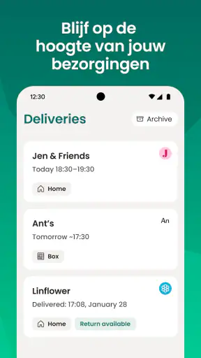 Budbee screenshot