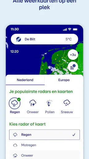 Buienradar - weer screenshot