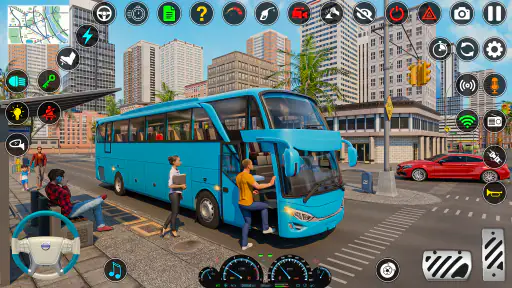 Bus Simulator : 3D Bus Games screenshot