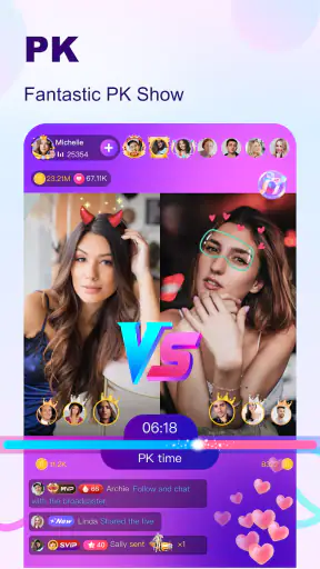 BuzzCast - Live Video Chat App screenshot