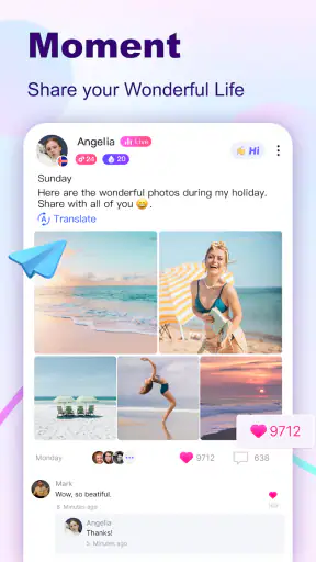 BuzzCast - Live Video Chat App screenshot