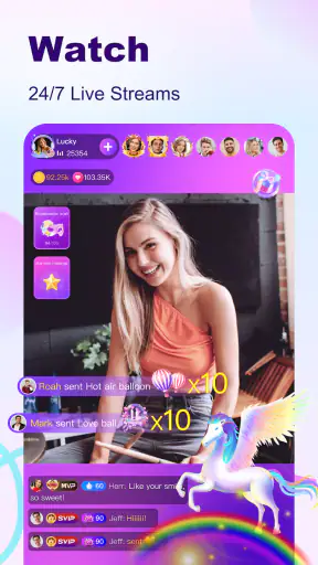 BuzzCast - Live Video Chat App screenshot