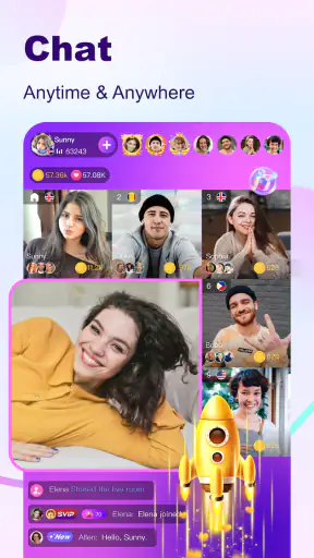 BuzzCast - Live Video Chat App screenshot