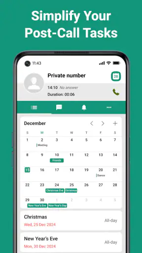 Calendar screenshot