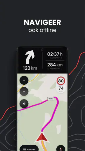 calimoto — motor navigatie screenshot