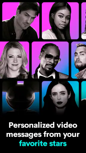 Cameo - Personal celeb videos screenshot