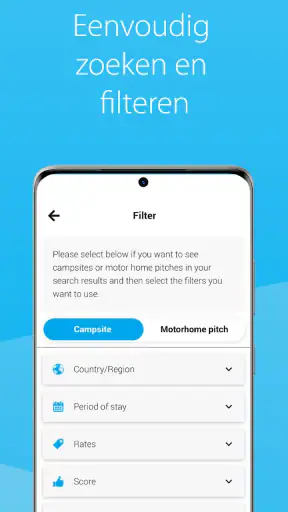 CampingCard ACSI screenshot