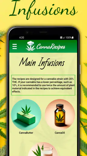 Cannabis Recipes & Calculator screenshot