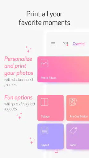 Canon Mini Print screenshot
