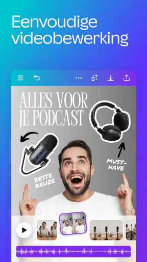 Canva: ontwerp, foto en video screenshot