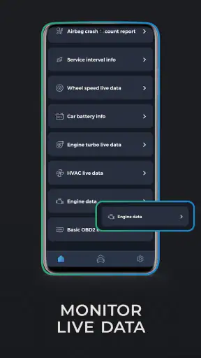 Carista OBD2 screenshot
