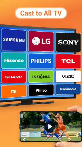 Cast video naar TV, Chromecast screenshot