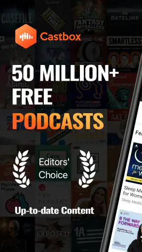 Castbox: podcast-speler screenshot