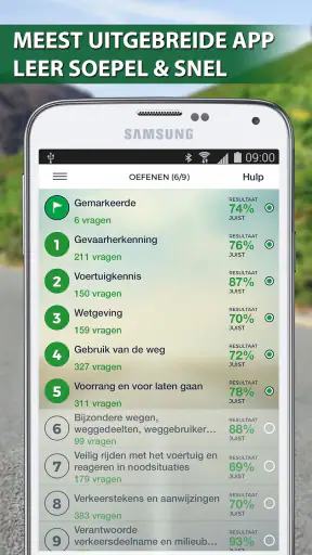 CBR Auto Theorie Examen 2023 screenshot