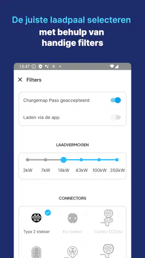 Chargemap - Oplaadpunten screenshot