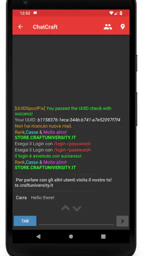 ChatCraft Pro for Minecraft screenshot