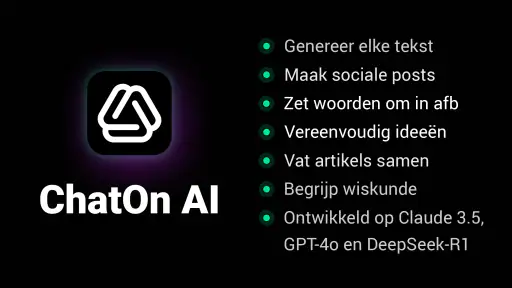 ChatOn: AI-chatbot Nederlands screenshot