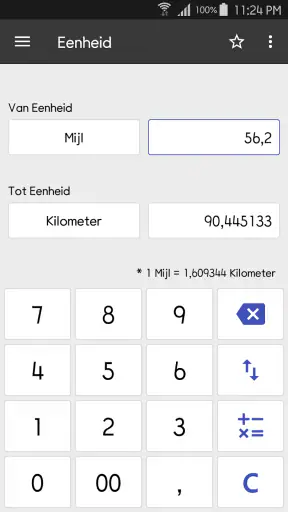 ClevCalc - Rekenmachine screenshot