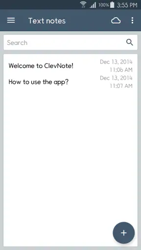 ClevNote - Kladblok, Checklist screenshot