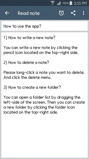 ClevNote - Kladblok, Checklist screenshot