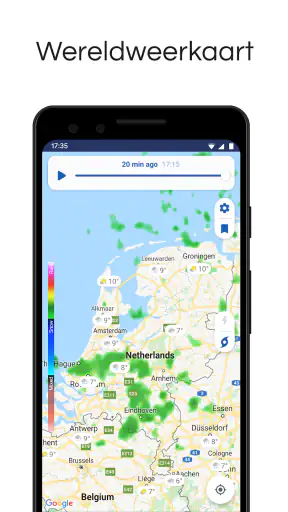 Clime: weer- en buienradar screenshot