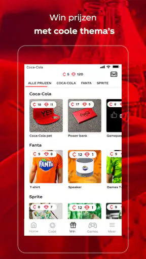 Coca-Cola App: Speel & Win screenshot