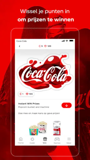 Coca-Cola App: Speel & Win screenshot