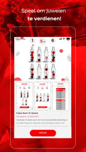 Coca-Cola App: Speel & Win screenshot