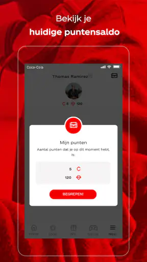 Coca-Cola App: Speel & Win screenshot