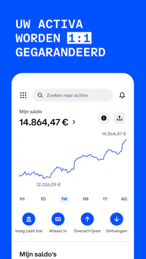 Coinbase: Koop Bitcoin & Ether screenshot