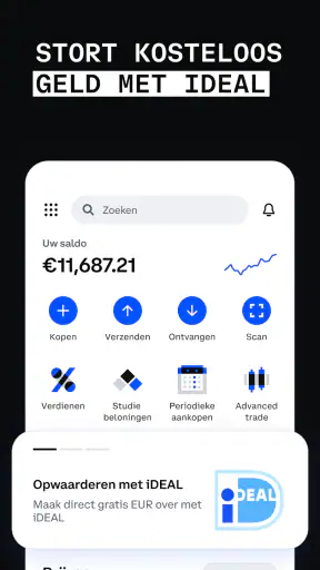 Coinbase: Koop Bitcoin & Ether screenshot