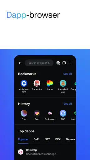 Coinbase Wallet: NFTs & Crypto screenshot