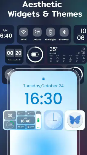 Color Widgets, Theme: iWidgets screenshot