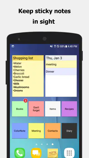 ColorNote notities notitieblok screenshot