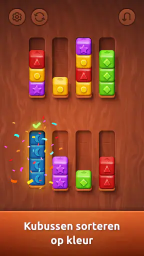 Colorwood Sort Puzzle Game screenshot