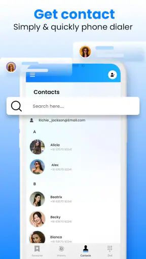 Contacts screenshot
