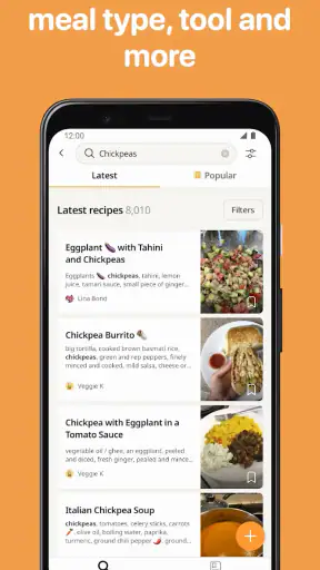 Cookpad recipes, homemade food screenshot