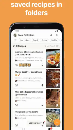 Cookpad recipes, homemade food screenshot