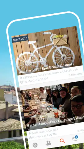 Couchsurfing Travel App screenshot
