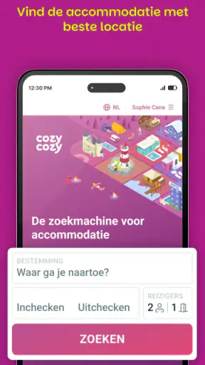 Cozycozy: Alle accommodaties screenshot