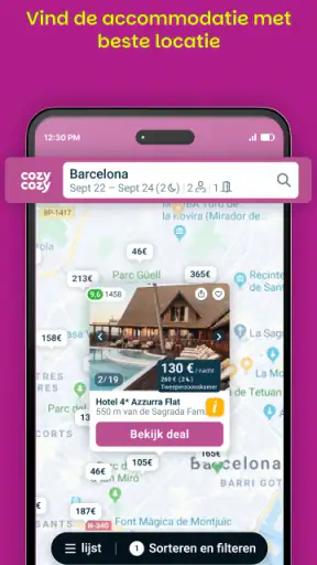 Cozycozy: Alle accommodaties screenshot