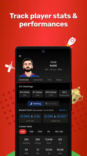 CricRocket : Cricket Live Line screenshot