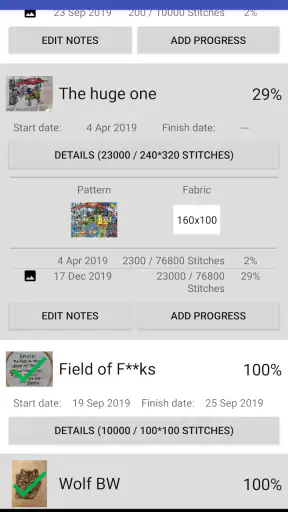 Cross Stitch Thread Organizer screenshot