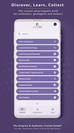 Crystal Guide® Pocket Edition screenshot