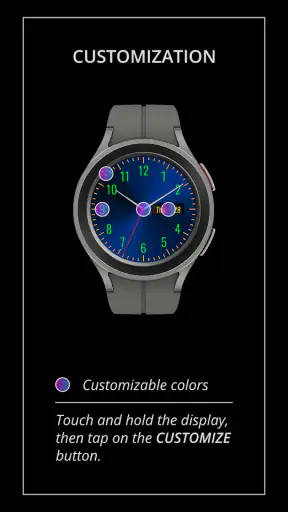 DADAM61B Analog Watch Face screenshot