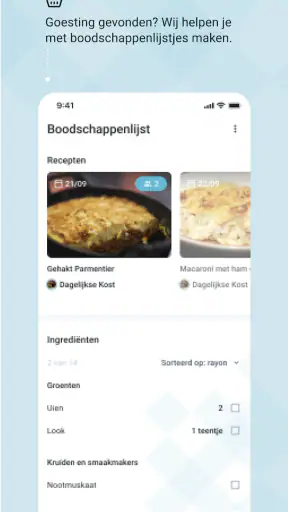 Dagelijkse kost screenshot
