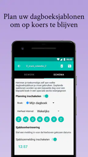 Dankbaarheid, focusdagboek screenshot