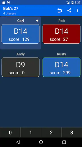 Darts Scoreboard screenshot