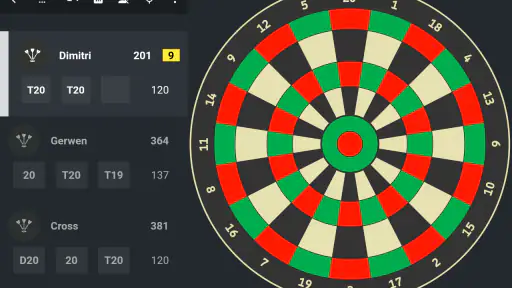 DARTS Scorebord 2025 screenshot