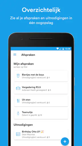 Datumprikker screenshot
